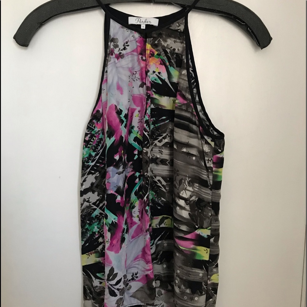 Silky floral blouse by Parker